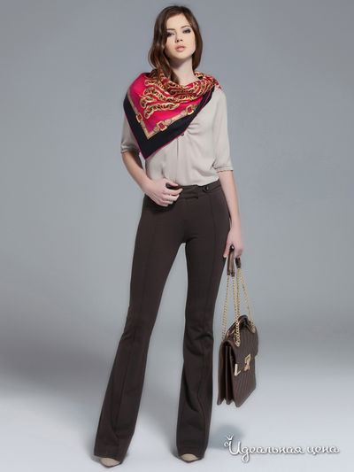 Брюки Versace 19.69, цвет коричневый