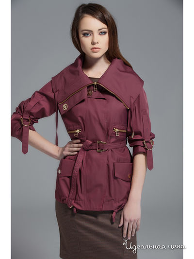 Плащ Versace 19.69, цвет бордовый