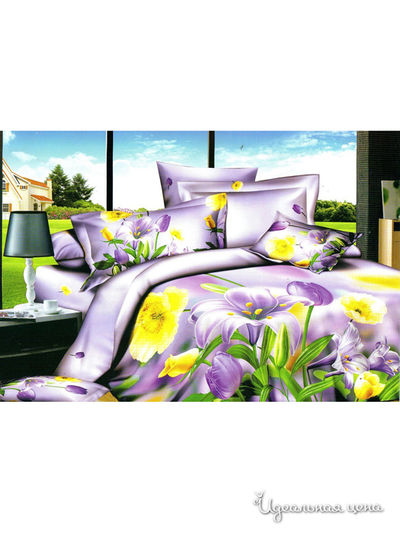 Комплект постельного белья, 1,5-спальный Pandora, цвет мультиколор