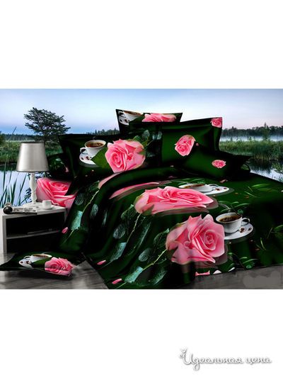 Комплект постельного белья, двуспальный Pandora, цвет мультиколор