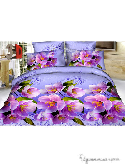 Комплект постельного белья, двуспальный Pandora, цвет мультиколор