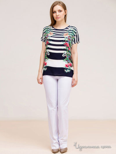 Блуза Remix, цвет черный, белый