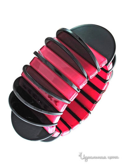 Браслет Bijou Tresor, цвет красный, черный