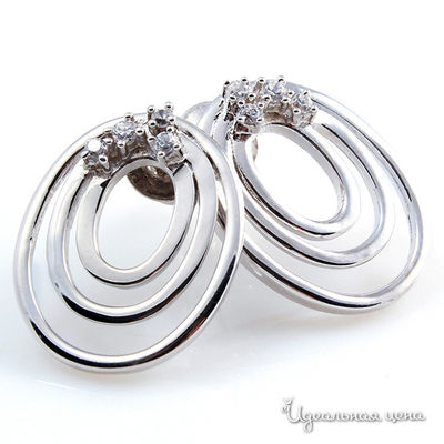 Серьги Migura, цвет серебряный