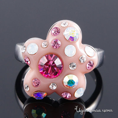 Кольцо Migura, цвет розовый