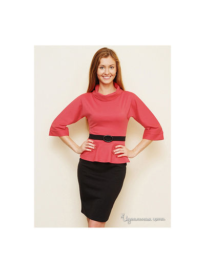 Платье Aerin, цвет черный, коралловый