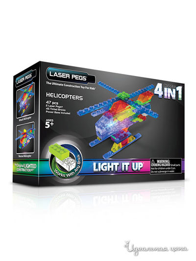 Набор 4 в 1 "Вертолеты" Laserpegs