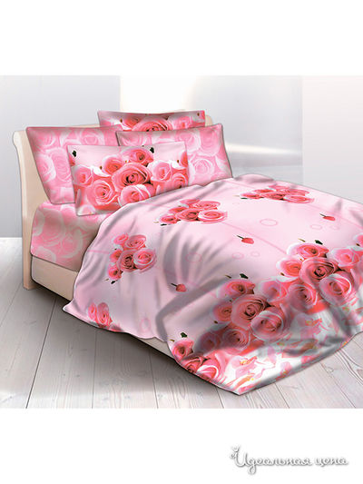 Комплект постельного белья 1,5-спальный, 70*70 см Delisa, цвет Мультиколор