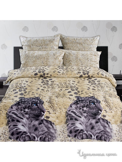 Комплект постельного белья двуспальный Романтика, цвет Мультиколор