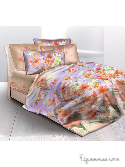 Комплект постельного белья двуспальный Delisa, цвет Мультиколор