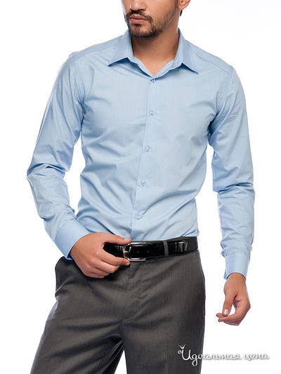 Рубашка Saint Laurent, цвет светло-синий