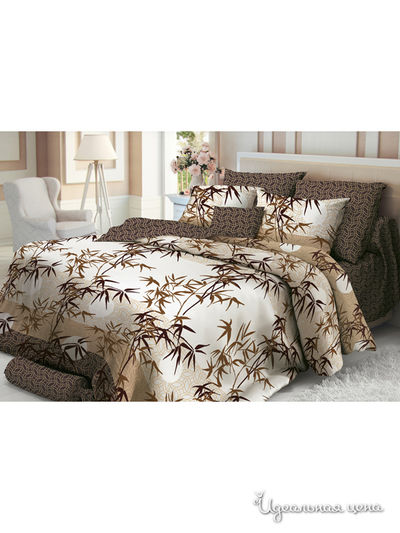 Комплект постельного белья Евро Нордтекс, цвет коричневый