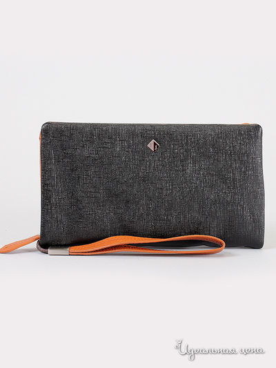 Клатч Flioraj, цвет черный, рыжий