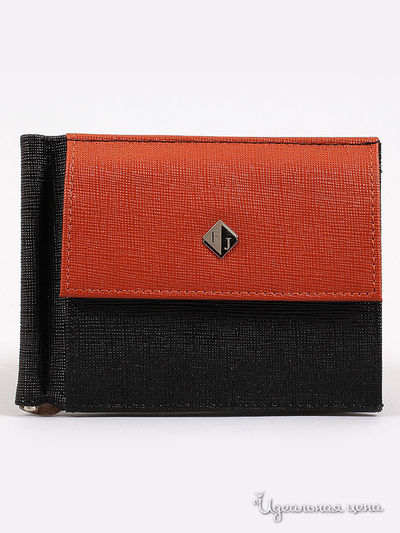 Зажим для денег Flioraj, цвет черный, коричневый