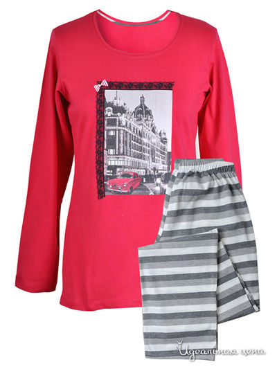 Костюм Muzzy, цвет красный, серый