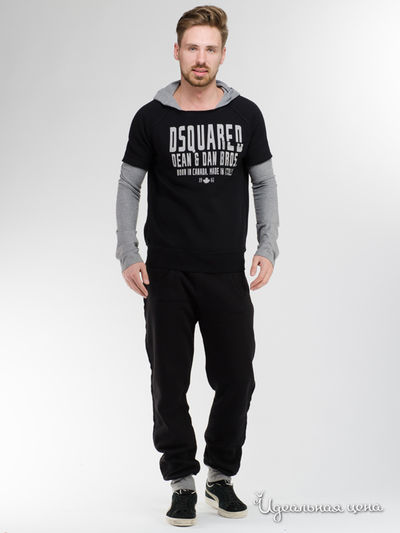 Спортивный костюм Dsquared2, цвет черный, серый