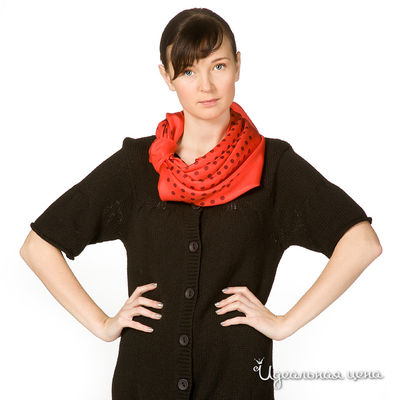 Платок Valentino, цвет цвет красный