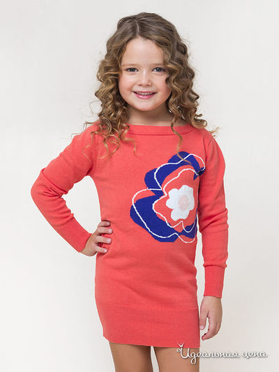 Платье Viaggio Bambini для девочки, цвет коралловый