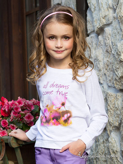 Лонгслив Viaggio Bambini, цвет белый