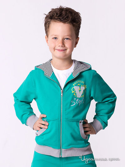 Толстовка Viaggio Bambini для мальчика, цвет зеленый