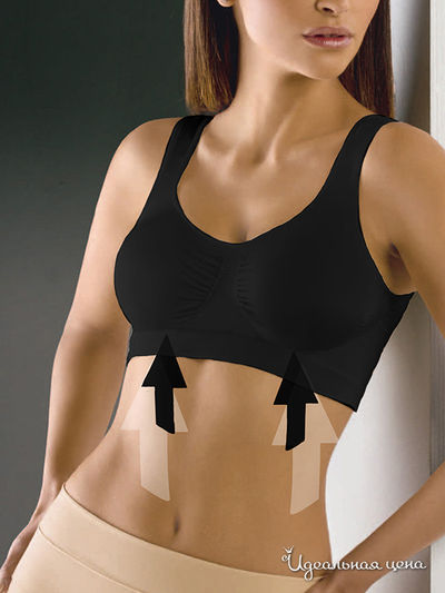 Топ-бюстгальтер Bellissima, цвет черный