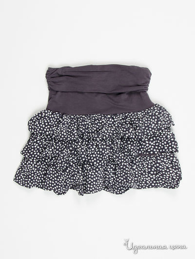 Юбка Deux par Deux, цвет серый