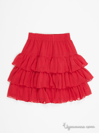 Юбка Deux par Deux, цвет красный