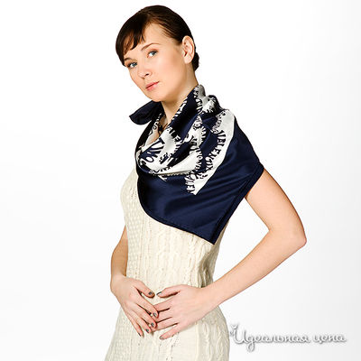 Платок Valentino, цвет цвет синий