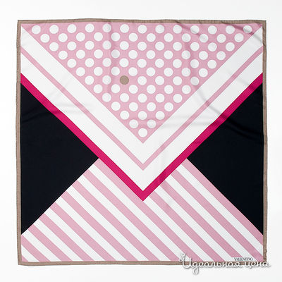 Платок Valentino, цвет цвет черный / розовый