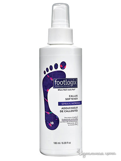 Спрей размягчитель мозолей и натоптышей, 180 мл Footlogix