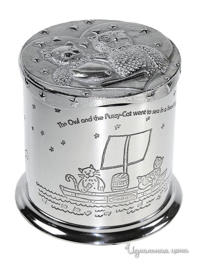 Копилка Wentworth Pewter, цвет серебряный