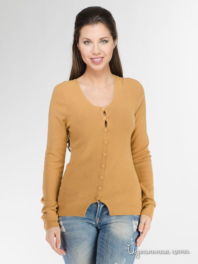Кардиган Kontatto, цвет горчичный