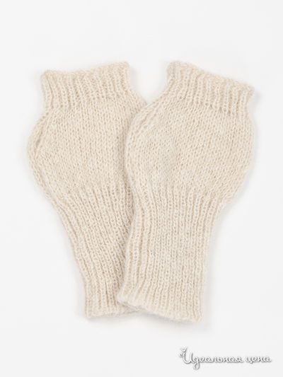 Варежки Kontatto, цвет молочный