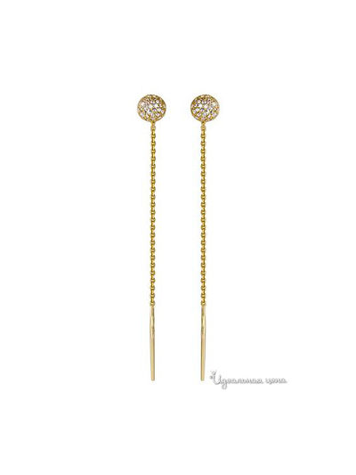 Серьги золотые Эстет