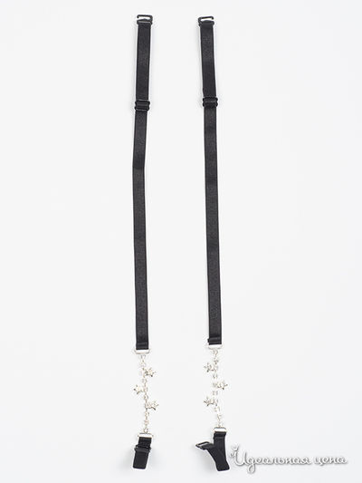 Тканевые бретели со звездами Dentelle, цвет черный