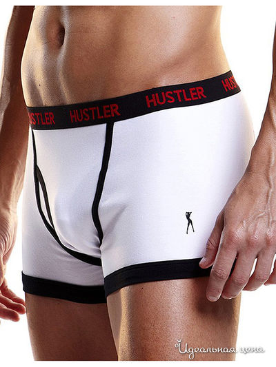 Боксеры Hustler Lingerie, цвет черный, белый
