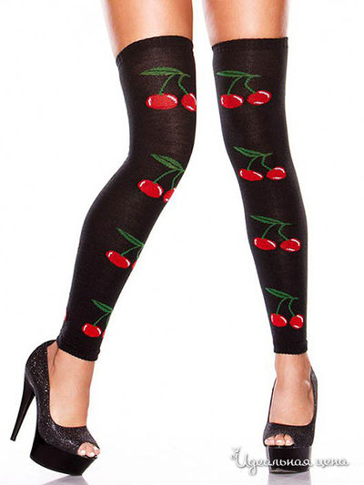 Гольфы Hustler Lingerie, цвет красный, черный