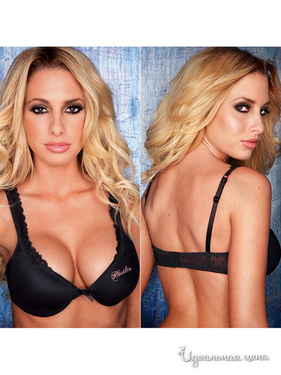 Бюстгальтер push up Hustler Lingerie, цвет черный