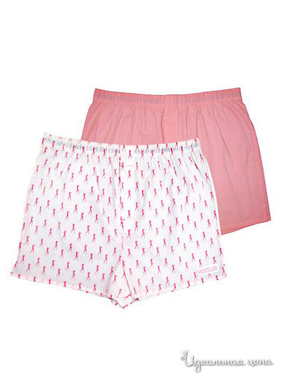 Трусы, 2 шт Hustler Lingerie, цвет розовый