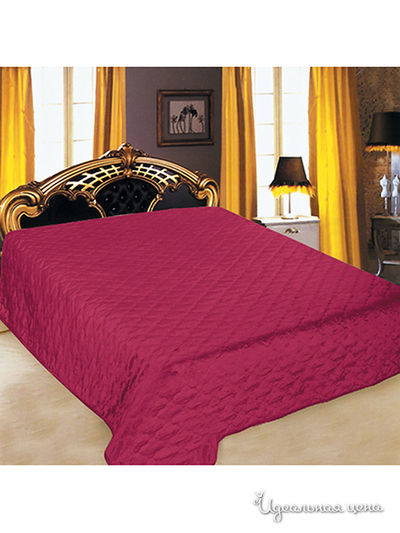 Покрывало 210х240 см Традиция Текстиля, цвет бордовый