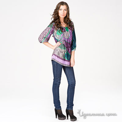 Блузка Gaudi, цвет цвет мультиколор