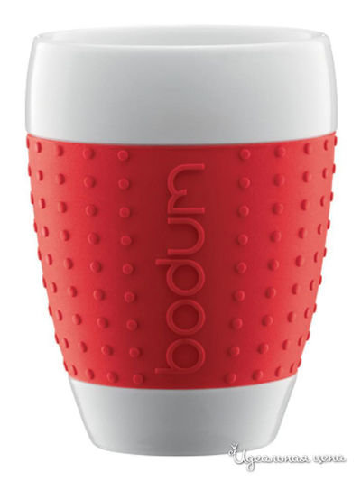 Набор стаканов, 2 шт Bodum, цвет красный