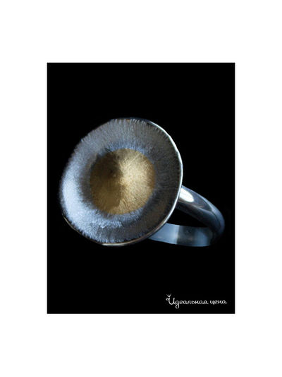 Кольцо Ainsi-classic, цвет серебряный с позолотой