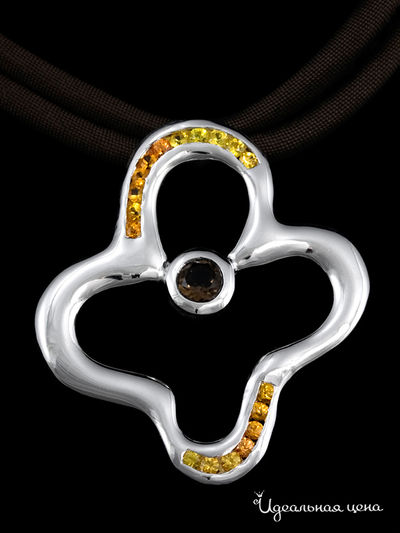 Кулон на шнурке Ainsi-classic, цвет серебряный