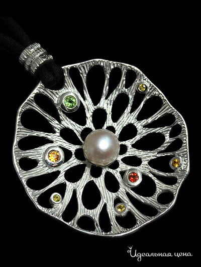 Кулон на шнурке Ainsi-classic, цвет серебряный