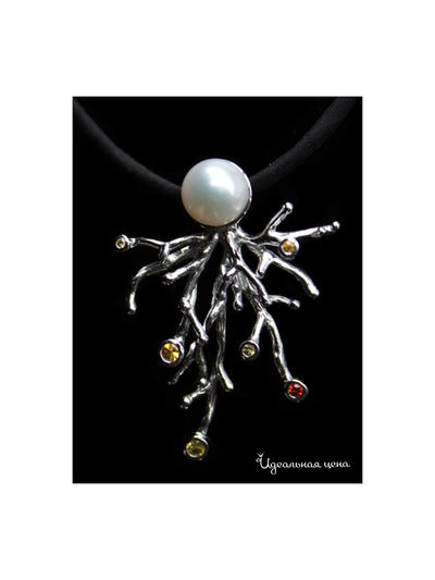 Кулон на шнурке Ainsi-classic, цвет серебряный