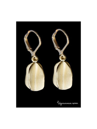 Серьги Ainsi-classic, цвет серебряный с позолотой
