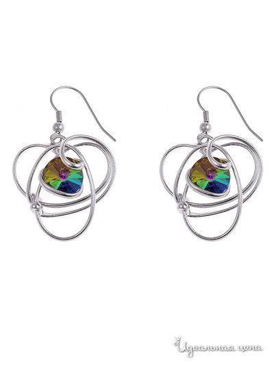 Серьги Malu, цвет зеленый