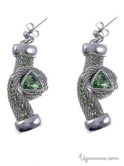 Серьги Malu, цвет зеленый