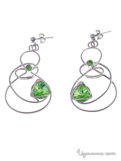 Серьги Malu, цвет зеленый